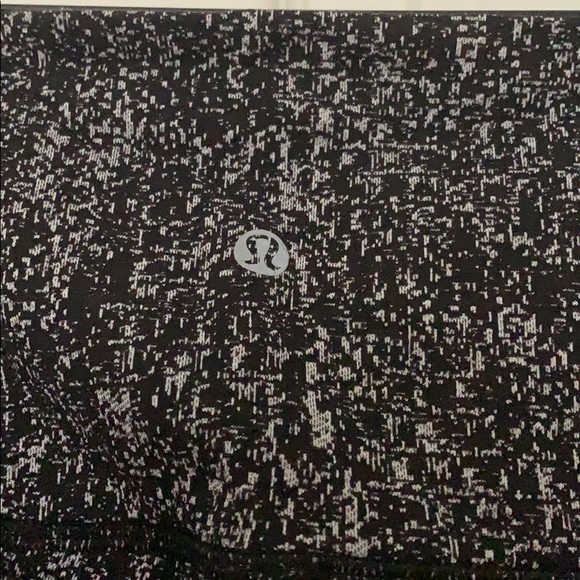 SOLD Lululemon full length black and white tights - Picture 3 of 3